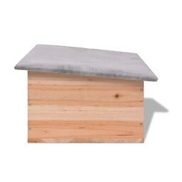 Cabane Pour Hérisson 45 X 33 X2 2 Cm Bois - Beige