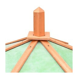 Poulailler Bois De Pin Massif Et Sapin 126x117x125 Cm - Brun - Abris Et Cages Pour Petits Animaux - Brun - Brun