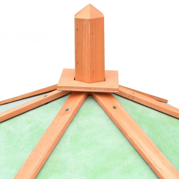 Poulailler Bois De Pin Massif Et Sapin 126x117x125 Cm - Brun - Abris Et Cages Pour Petits Animaux - Brun - Brun