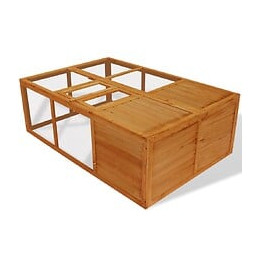 Poulailler Pliable En Bois - Brun