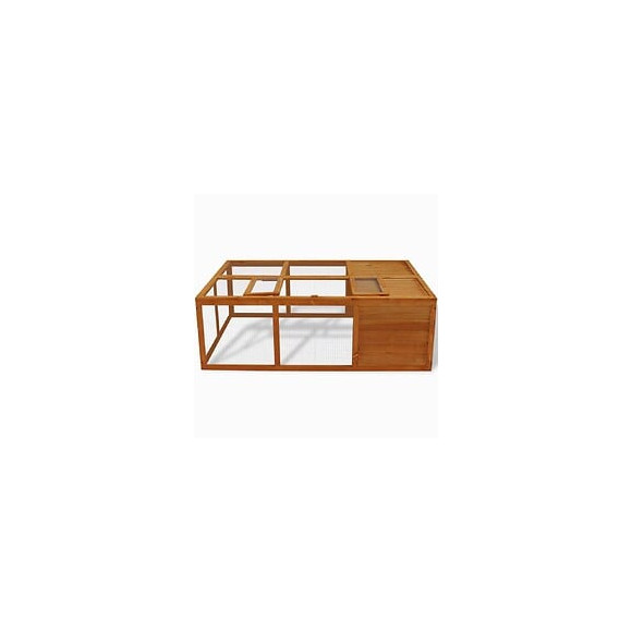 Poulailler Pliable En Bois - Brun