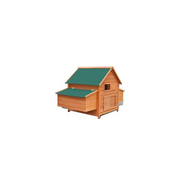 Poulailler Bois 157x97x110 Cm - Brun