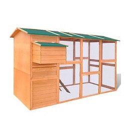 Poulailler 295 X 163 X 170 Cm Bois - Brun