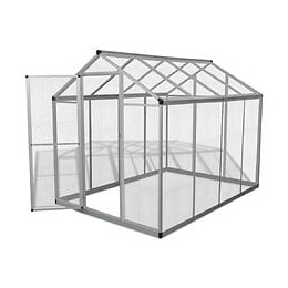 Volière D'extérieur Aluminium 178 X 242 X 192 Cm - Gris