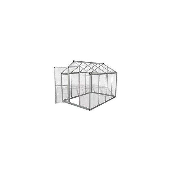 Volière D'extérieur Aluminium 178 X 242 X 192 Cm - Gris