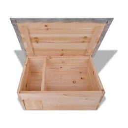 Cabane Pour Hérisson 45 X 33 X2 2 Cm Bois - Beige