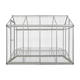 Volière D'extérieur Aluminium 178 X 242 X 192 Cm - Gris