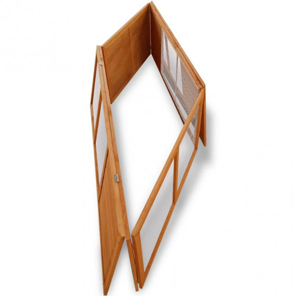 Poulailler Pliable En Bois - Brun