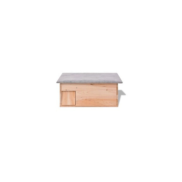 Cabane Pour Hérisson 45 X 33 X2 2 Cm Bois - Beige