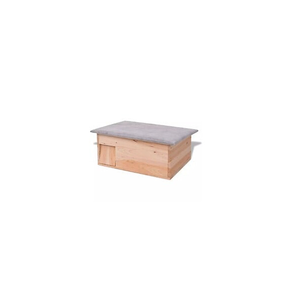Cabane Pour Hérisson 45 X 33 X2 2 Cm Bois - Beige