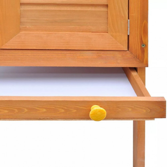 Clapier 1 Étage Bois - Brun