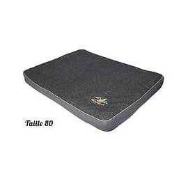 Tyrol Yellowstone Matelas Rectangulaire Pour Chien Grand/moyen - Ouatine Dense - Taille L - Dim. 80x60x7cm