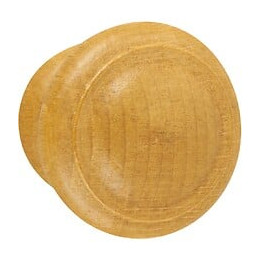 Bouton De Meuble Régence Hêtre Bois H.40 X L.40 X P.33 Mm