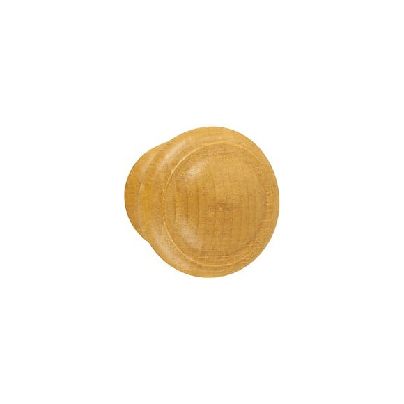 Bouton De Meuble Régence Hêtre Bois H.40 X L.40 X P.33 Mm