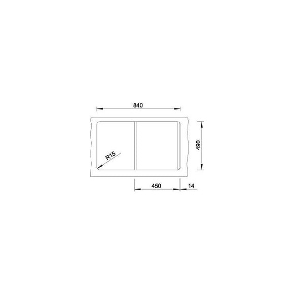 Blanco Zenar 45s - Evier - Silgranit - 1 Cuve - Egout A Droite - Vidage Auto - Siphon Inclus - Planche A Decouper Bois - Anthra