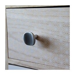 Bouton De Meuble Champignon, Zamak Chromé