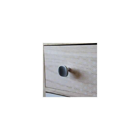 Bouton De Meuble Champignon, Zamak Chromé