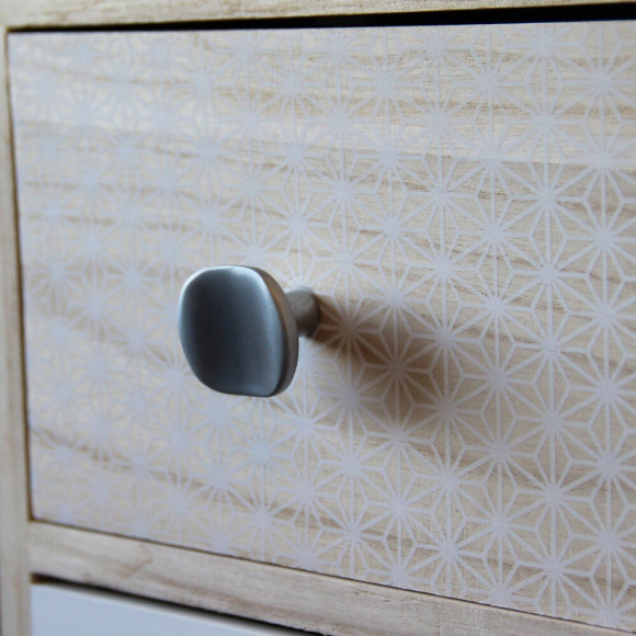 Bouton De Meuble Champignon, Zamak Chromé