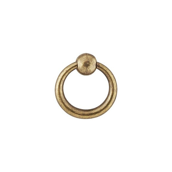 Bouton De Meuble Rond Vieil Or Zamak H.36 X L.35 X P.13 Mm