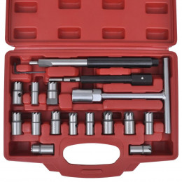 Kit Rectificateur De Siège D'injecteur Diesel 17 Pièces -