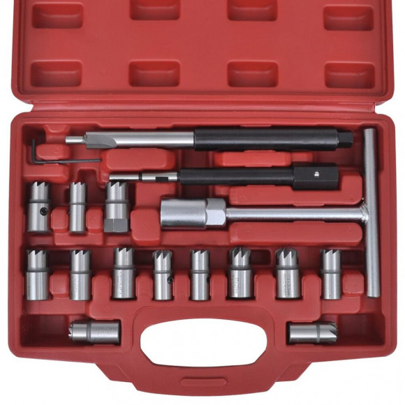 Kit Rectificateur De Siège D'injecteur Diesel 17 Pièces -