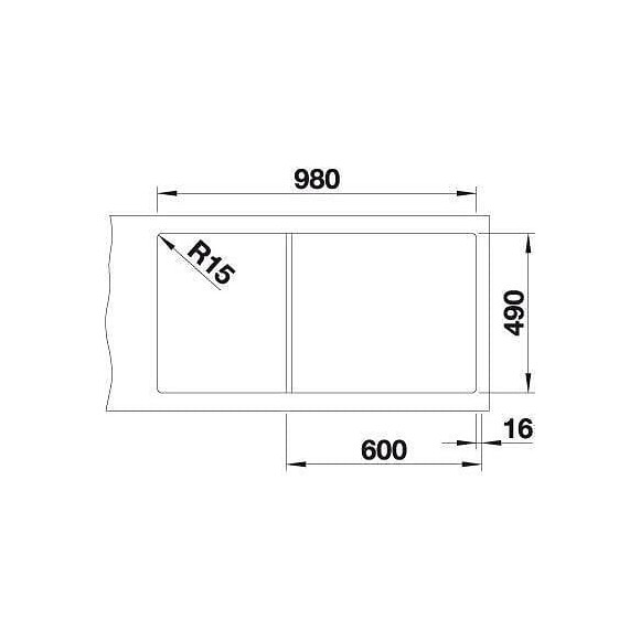 Blanco Zenar Xl6s Vapeurplus - Evier - Silgranit - 1 Cuve - Egout A Gauche - Auto - Sans Siph - Planche Bois - Plats Vapeur - B