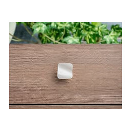 Lot De 4 Boutons De Meuble Vague Zamak Peint H.26 X L.32 X P.31 Mm