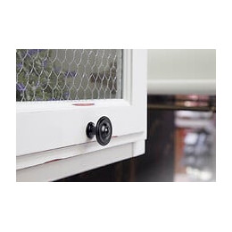 Bouton De Meuble Rond Noir Zamak H.26 X L.35 X P.35 Mm