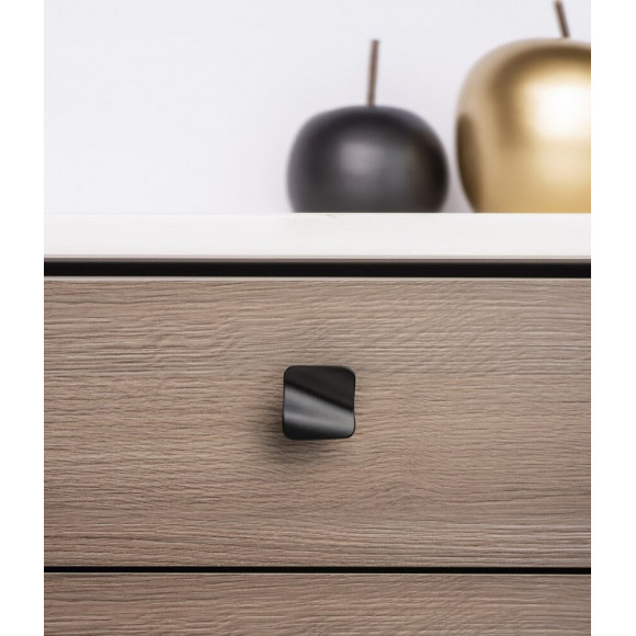 Lot De 4 Boutons De Meuble Vague Zamak Peint H.26 X L.32 X P.31 Mm