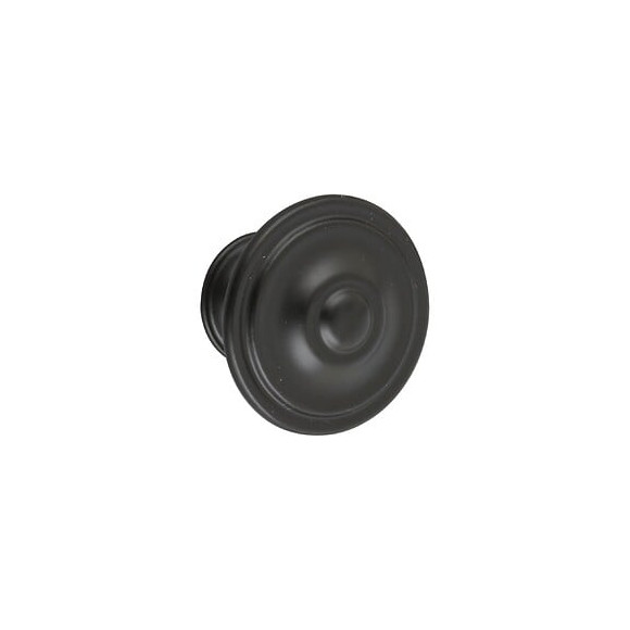 Bouton De Meuble Rond Noir Zamak H.26 X L.35 X P.35 Mm