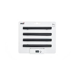 Lot De 4 Poignées De Meuble Entraxe 96 Mm Inox Brut