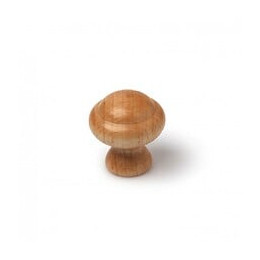 Lot De 6 Boutons De Meuble Rond Bois Verni H.32 X L.30 X P.30 Mm