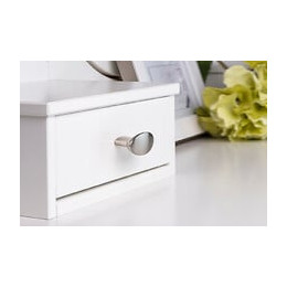 Lot De 4 Boutons De Meuble Ovale Zamak Brossé H.24 X L.41 X P.19 Mm