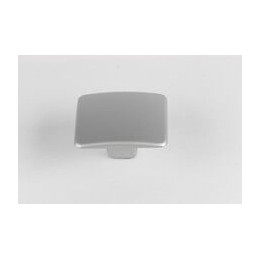 Bouton De Meuble Carré Argent Zamak H.20 X L.37 X P.37 Mm