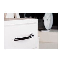 Lot De 6 Poignées De Meuble Entraxe 96 Mm Plastique Brillant