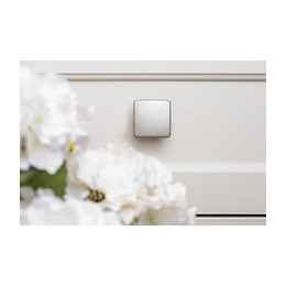 Bouton De Meuble Carré Argent Zamak H.20 X L.37 X P.37 Mm