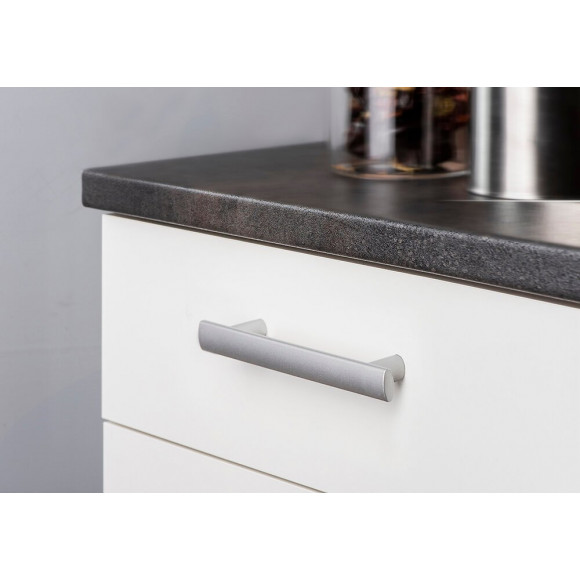 Lot De 4 Poignées De Meuble Entraxe 96 Mm Zamak Brut