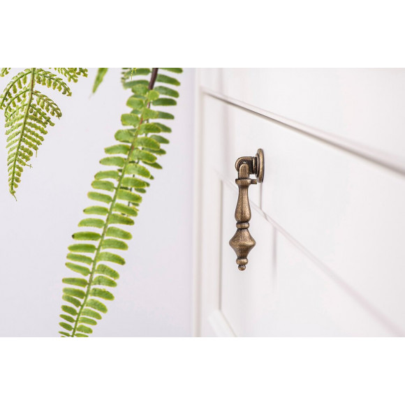 Poignée De Meuble Zamak Laitonné 65x15mm