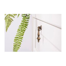 Poignée De Meuble Zamak Laitonné 65x15mm