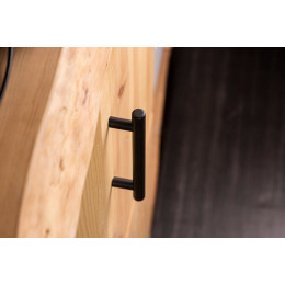 Poignée De Meuble Inox Noir Tropicalisé 96 Mm