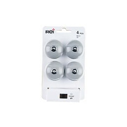 Lot De 4 Boutons De Meuble Boule Gris Porcelaine H.38 X L.40 X P.40 Mm