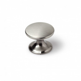 Lot De 4 Boutons De Meuble Rond Zamak Brossé H.27 X L.33 X P.33 Mm