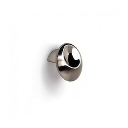 Bouton De Meuble Empreinte Argent Zamak H.22 X L.31 X P.31 Mm