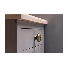 Bouton De Meuble Rond Vieil Or Zamak H.26 X L.30 X P.30 Mm