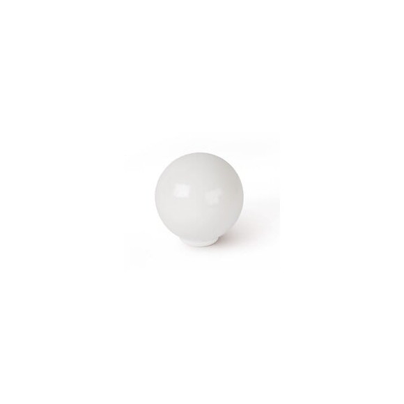 Bouton De Meuble Boule Blanc Abs H.29 X L.28 X P.28 Mm