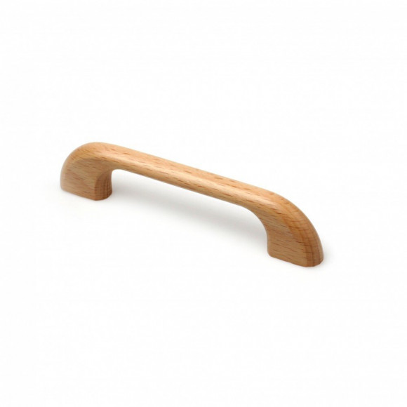 Lot De 6 Poignées De Meuble Entraxe 96 Mm Bois Verni