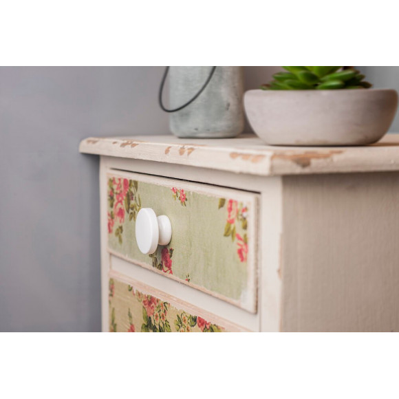 Lot De 6 Boutons De Meuble Rond Bois Laquée H.22 X L.39 X P.39 Mm