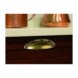 Lot De 4 Poignées De Meuble Entraxe 64 Mm Zamak Vieilli