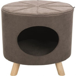 Abri Marci Avec Pieds En Bois Pour Chat