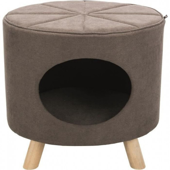 Abri Marci Avec Pieds En Bois Pour Chat